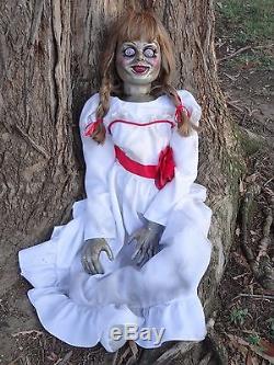 Annabelle Haunted Halloween Horror Puppet Doll Conjuring 2 James Wan Creation