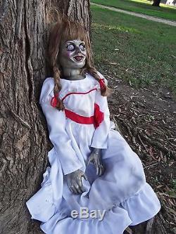 Annabelle Haunted Halloween Horror Puppet Doll Conjuring 2 James Wan Creation