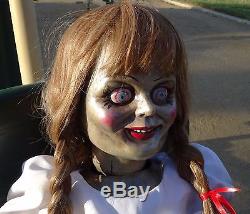 Annabelle Haunted Halloween Horror Puppet Doll Conjuring 2 James Wan Creation