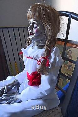 Annabelle Haunted Halloween Horror Puppet Doll Conjuring 2 James Wan Creation