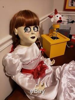 Annabelle Lifesize Original Prop Doll & Book the Conjuring Movie