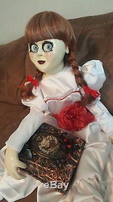 Annabelle Lifesize Original Prop Doll & Book the Conjuring Movie