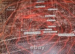 Annihilation Original Prop Map of Area X Shimmer Southern Reach Natalie Portman