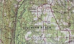 Annihilation Original Prop Map of Area X Shimmer Southern Reach Natalie Portman