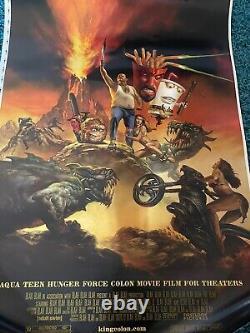Aqua Teen Hunger Force Colon Movie Lightbox 2 Sided Theater Poster Uncut