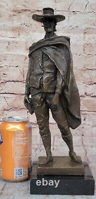 Art Deco Western Art Old West Dirty Harry Movie Memorabilia Bronze Figurine