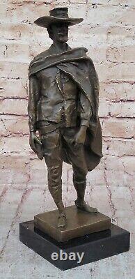 Art Deco Western Art Old West Dirty Harry Movie Memorabilia Bronze Figurine