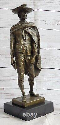 Art Deco Western Art Old West Dirty Harry Movie Memorabilia Bronze Figurine