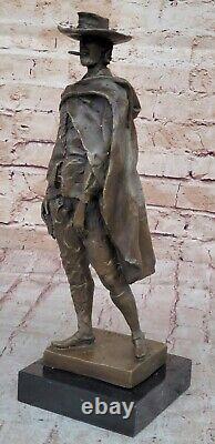 Art Deco Western Art Old West Dirty Harry Movie Memorabilia Bronze Figurine