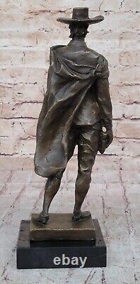 Art Deco Western Art Old West Dirty Harry Movie Memorabilia Bronze Figurine