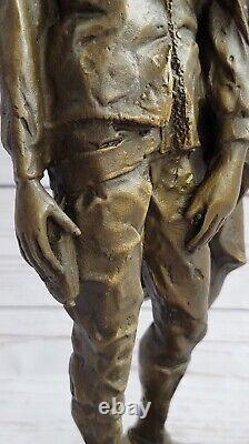 Art Deco Western Art Old West Dirty Harry Movie Memorabilia Bronze Figurine
