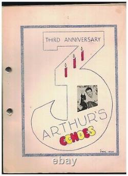 Arthur Kennedy Actor Official Fan Club Publication 1940s 8 Arthur's Echoes