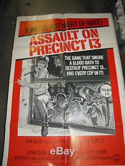 Assault On Precinct 13 / Original U. S. One-sheet Movie Poster (john Carpenter)