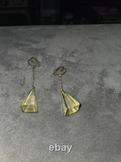 Audrey Hepburn Owned & Worn 60's Plastic dangler clip-on from Sydney Guilaroff