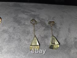 Audrey Hepburn Owned & Worn 60's Plastic dangler clip-on from Sydney Guilaroff