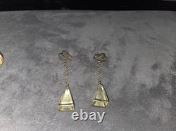 Audrey Hepburn Owned & Worn 60's Plastic dangler clip-on from Sydney Guilaroff