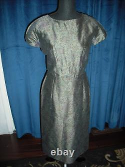 Audrey Hepburn Owned & Worn 60's Silk Grey Floral Dress Friend Sydney Guilaroff