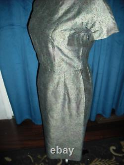 Audrey Hepburn Owned & Worn 60's Silk Grey Floral Dress Friend Sydney Guilaroff