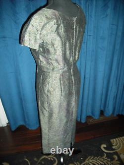 Audrey Hepburn Owned & Worn 60's Silk Grey Floral Dress Friend Sydney Guilaroff