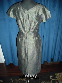 Audrey Hepburn Owned & Worn 60's Silk Grey Floral Dress Friend Sydney Guilaroff