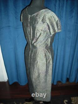 Audrey Hepburn Owned & Worn 60's Silk Grey Floral Dress Friend Sydney Guilaroff