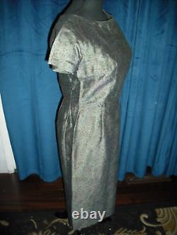 Audrey Hepburn Owned & Worn 60's Silk Grey Floral Dress Friend Sydney Guilaroff