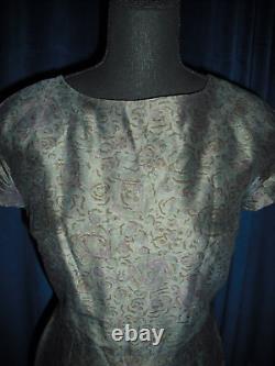 Audrey Hepburn Owned & Worn 60's Silk Grey Floral Dress Friend Sydney Guilaroff