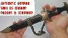 Authentic Wwii German Ss Chain Dagger Scabbard Nazi World War II Ww2 By Bergen Pickers