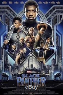 Avengers Infinity War & Black Panther Original Double Sided 27x40 Movie Posters
