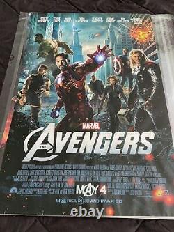 Avengers Infinity War Endgame Guardians Of The Galaxy 27x40 DS Poster Lot