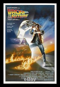 BACK TO THE FUTURE CineMasterpieces ORIGINAL MOVIE POSTER ROLLED NM-M 1985