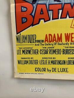 BATMAN Australian Daybill Movie Poster cult 60s DC superhero TV show
