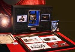 BATMAN STORYBOARDS, Signed CHRISTIAN BALE Mask, COA UACC, Frame, DVD, Real CAPE