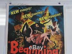 Beginning Of The End Original 1957 1sht Movie Poster Folded Peter Graves Good