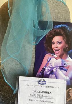 BEYONCÉ DREAMGIRLS KNOWLES movie WARDROBE scarf withCertificate of Authenticity