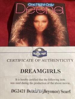 BEYONCÉ DREAMGIRLS KNOWLES movie WARDROBE scarf withCertificate of Authenticity
