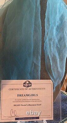 BEYONCÉ DREAMGIRLS KNOWLES movie WARDROBE scarf withCertificate of Authenticity