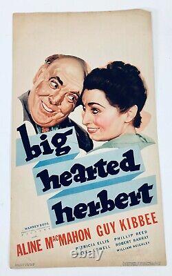 BIG HEARTED HERBERT Mini WC 1934 Great Art Of Aline Macmahon & Guy Kibbee Rare