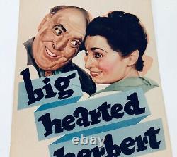 BIG HEARTED HERBERT Mini WC 1934 Great Art Of Aline Macmahon & Guy Kibbee Rare