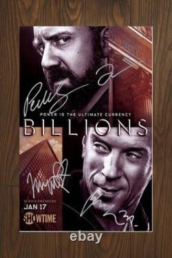 BILLIONS Signed Movie Poster 11x17 with COA Authentic Memorabilia