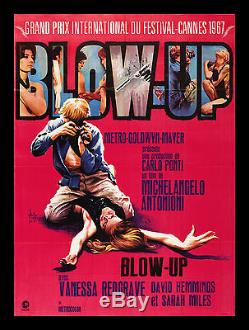 BLOW UP BLOW-UP PHOTO MODEL CineMasterpieces FRENCH ORIGINAL MOVIE POSTER 1969
