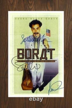BORAT Signed Movie Poster 11x17 with COA Authentic Memorabilia