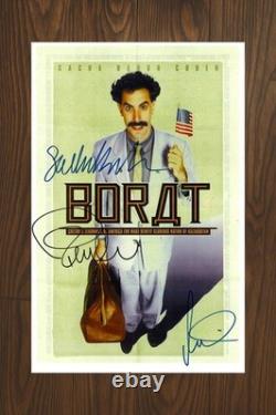 BORAT Signed Movie Poster 11x17 with COA Authentic Memorabilia