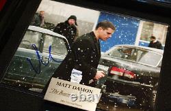 BOURNE SUPREMACY Huge Prop Display, MATT DAMON Signed Autograph, COA, DVD, UACC