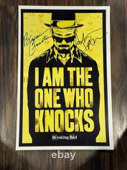 BREAKING BAD Signed Movie Poster 11x17 with COA Authentic Memorabilia