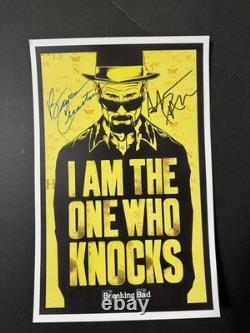 BREAKING BAD Signed Movie Poster 11x17 with COA Authentic Memorabilia