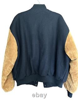 BRUCE WILLIS Vintage Suede 1997 Film Crew Jacket THE JACKAL