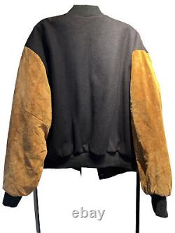 BRUCE WILLIS Vintage Suede 1997 Film Crew Jacket THE JACKAL