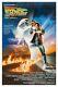 Back To The Future (1985) Original Advance Movie Poster Rolled Art By Drew