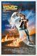 Back To The Future (1986) Original Movie Poster Rolled Artwork By Drew